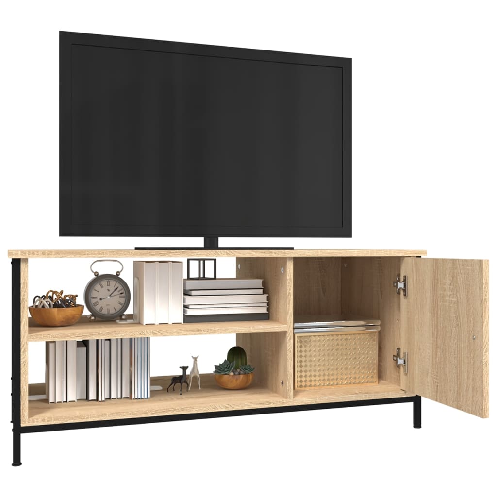 Meuble TV chêne sonoma 100x40x45 cm bois d'ingénierie - XIOS