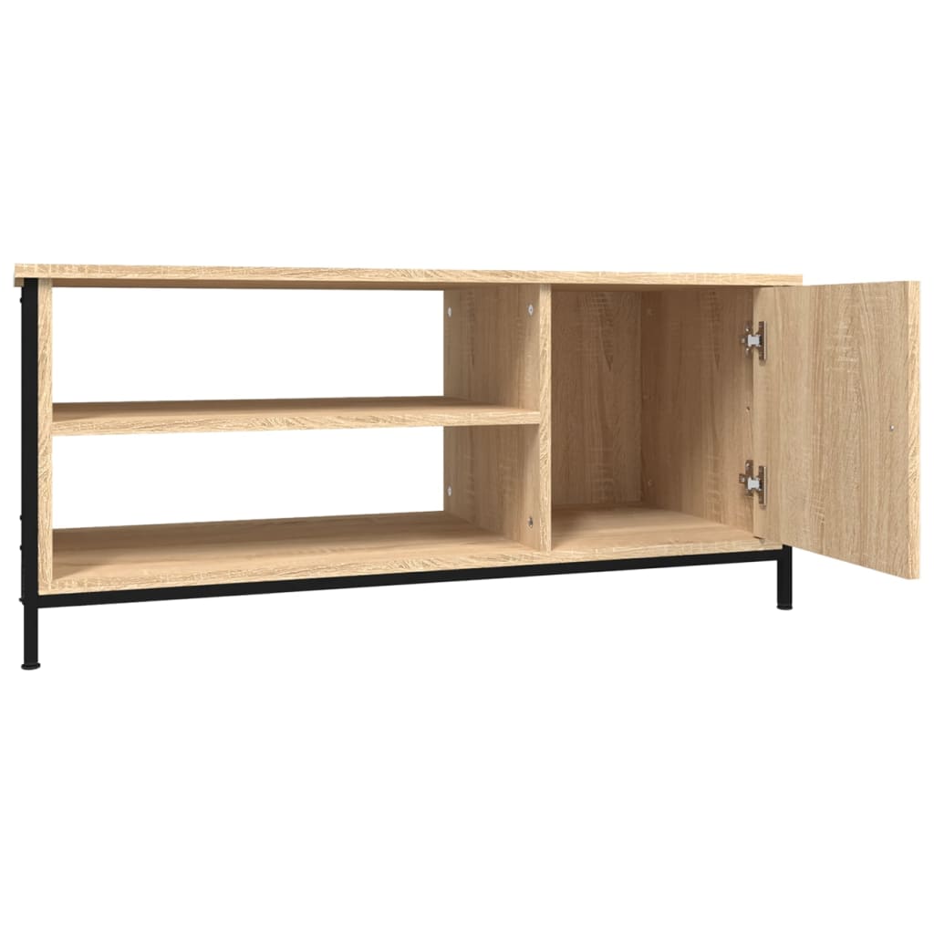 Meuble TV chêne sonoma 100x40x45 cm bois d'ingénierie - XIOS