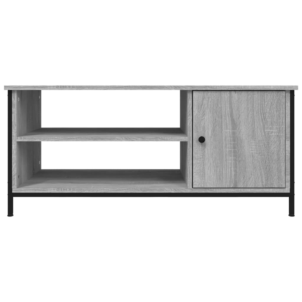 Meuble TV sonoma gris 100x40x45 cm bois d'ingénierie - XIOS