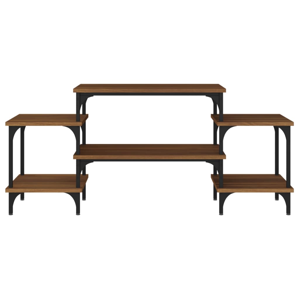 Meuble TV Chêne marron 117x35x52 cm Bois d'ingénierie - XIOS