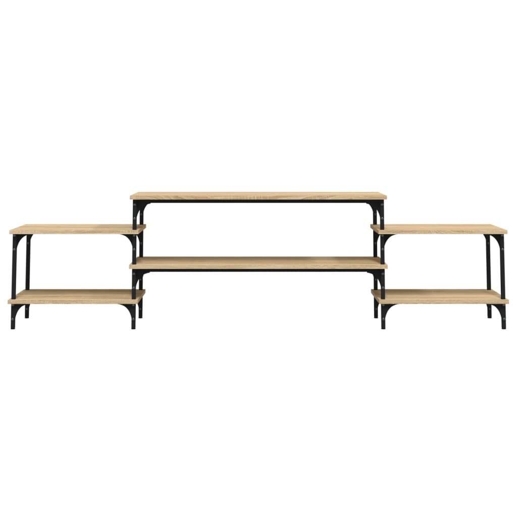 Meuble TV chêne sonoma 197x35x52 cm bois d'ingénierie - XIOS