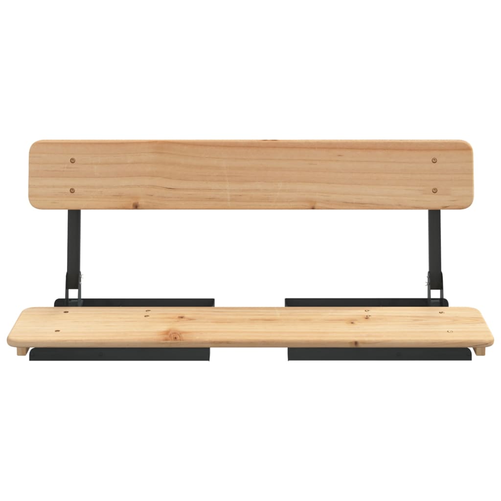 Ensemble de tables à bière pliantes 3 pcs bois massif de sapin - XIOS