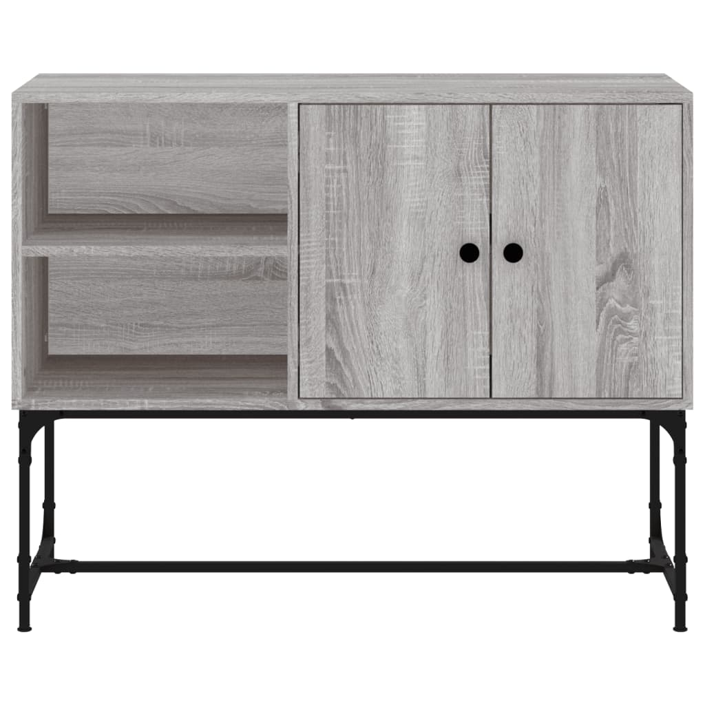 Buffet sonoma gris 100x40x79,5 cm bois d'ingénierie - XIOS