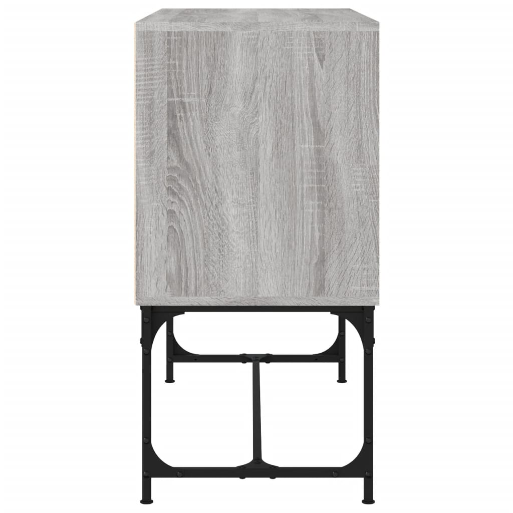 Buffet sonoma gris 100x40x79,5 cm bois d'ingénierie - XIOS