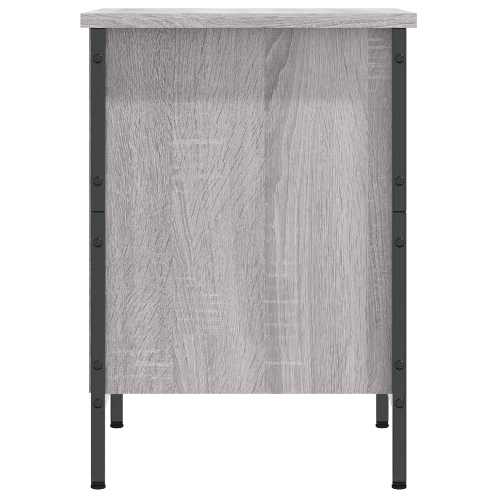 Armoire à chaussures sonoma gris 38x35x50 cm bois d'ingénierie - XIOS