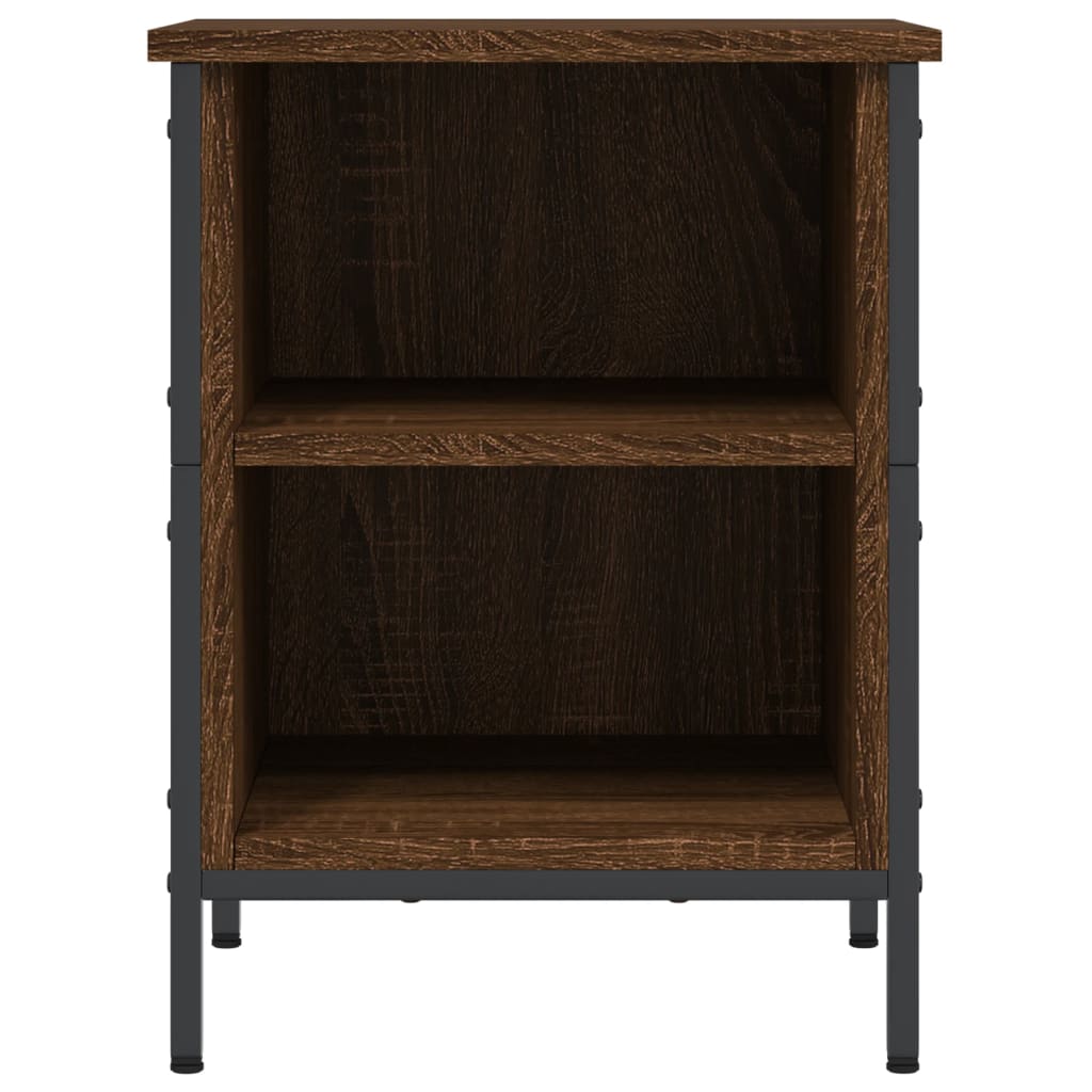 Armoire à chaussures chêne marron 38x35x50 cm bois d'ingénierie - XIOS
