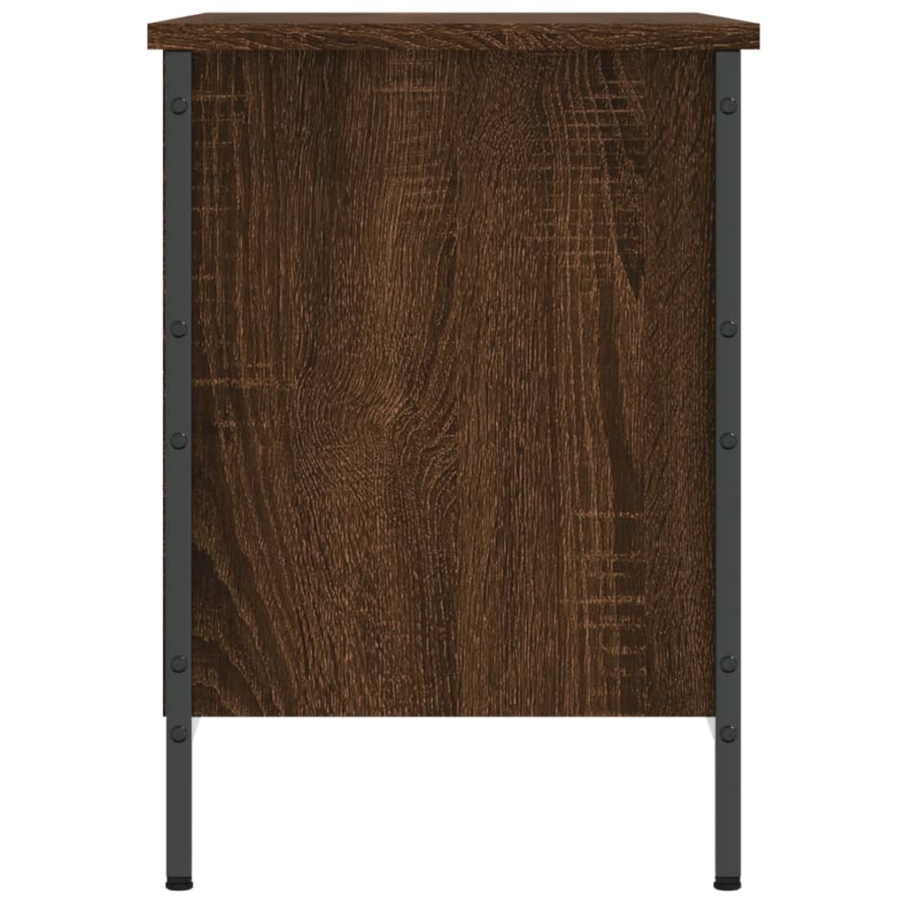 Armoire à chaussures chêne marron 69x35x50 cm bois d'ingénierie - XIOS