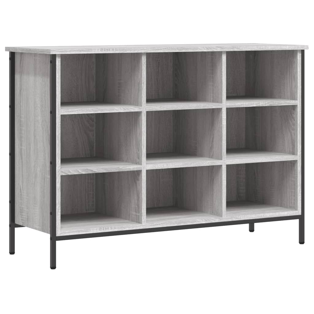 Armoire à chaussures sonoma gris 100x35x70 cm bois d'ingénierie - XIOS