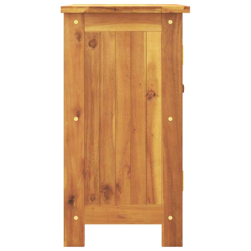 Armoire de jardin 75x35x70 cm bois massif d'acacia - XIOS