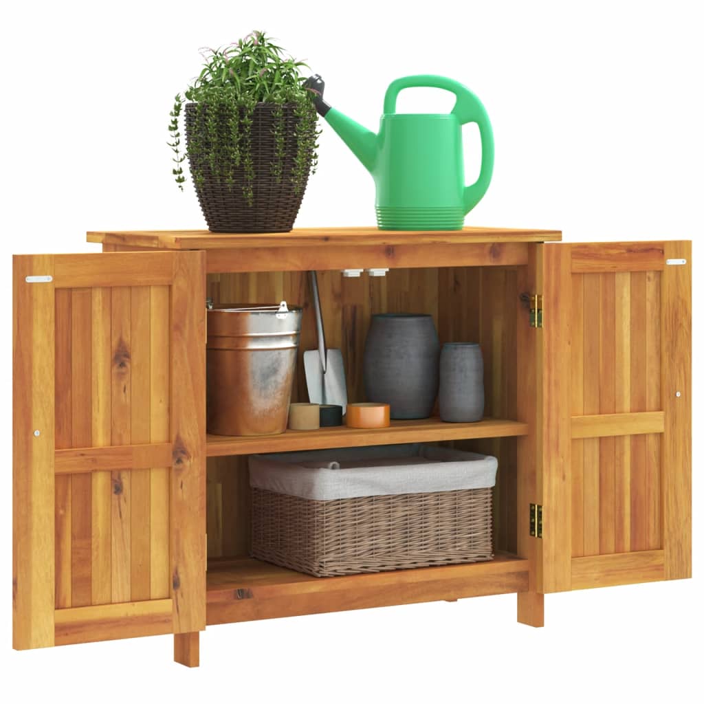 Armoire de jardin 75x35x70 cm bois massif d'acacia - XIOS