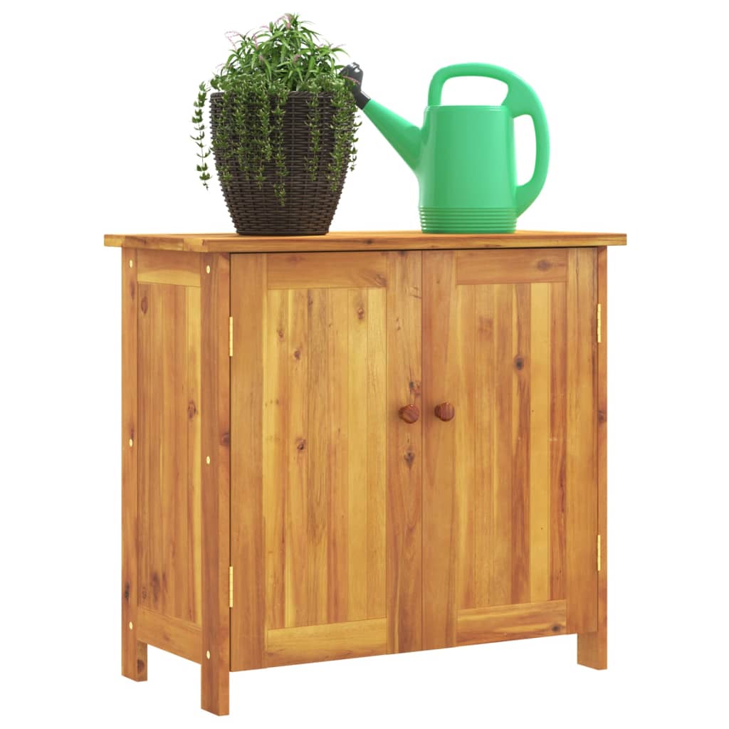 Armoire de jardin 75x35x70 cm bois massif d'acacia - XIOS