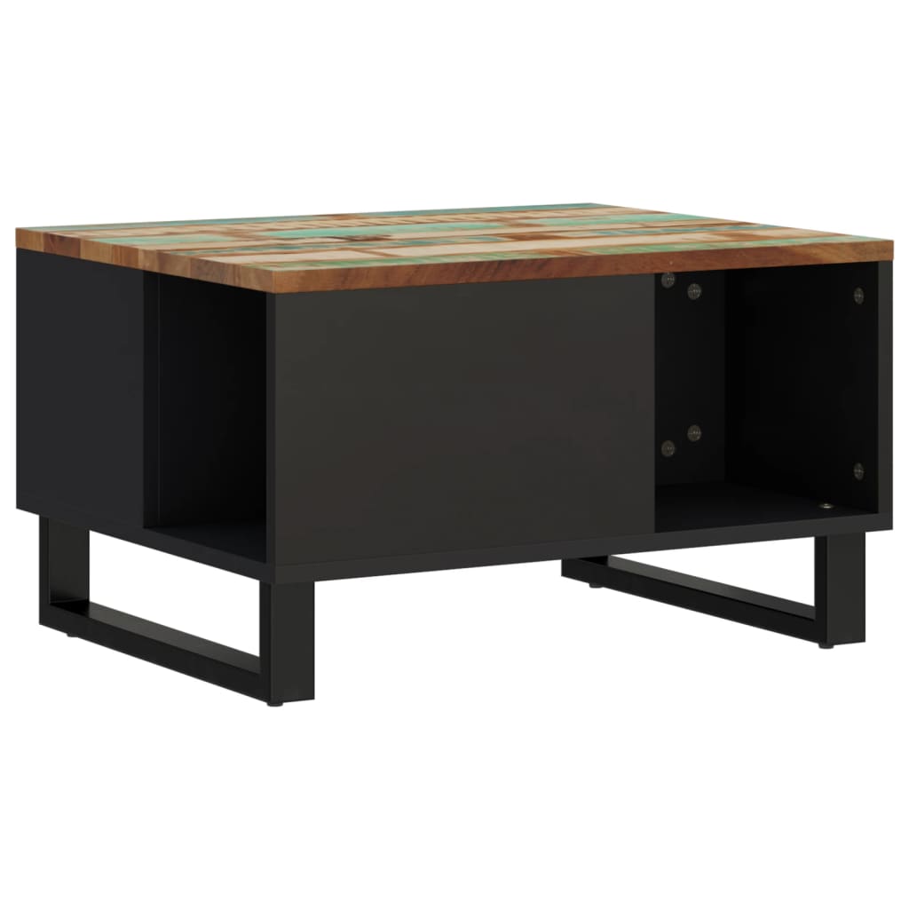 Table basse 60x50x35 cm bois de récupération massif - XIOS