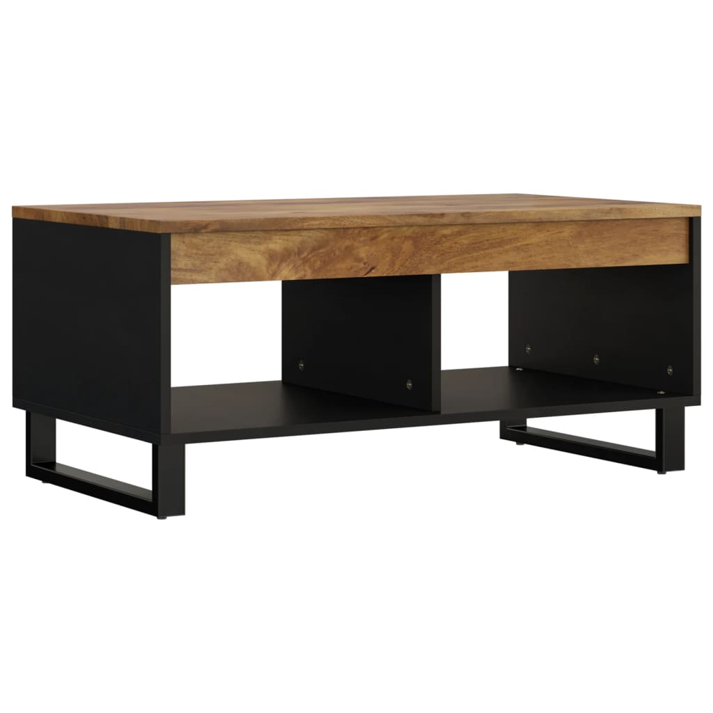 Table basse 90x50x40 cm bois de manguier massif - XIOS