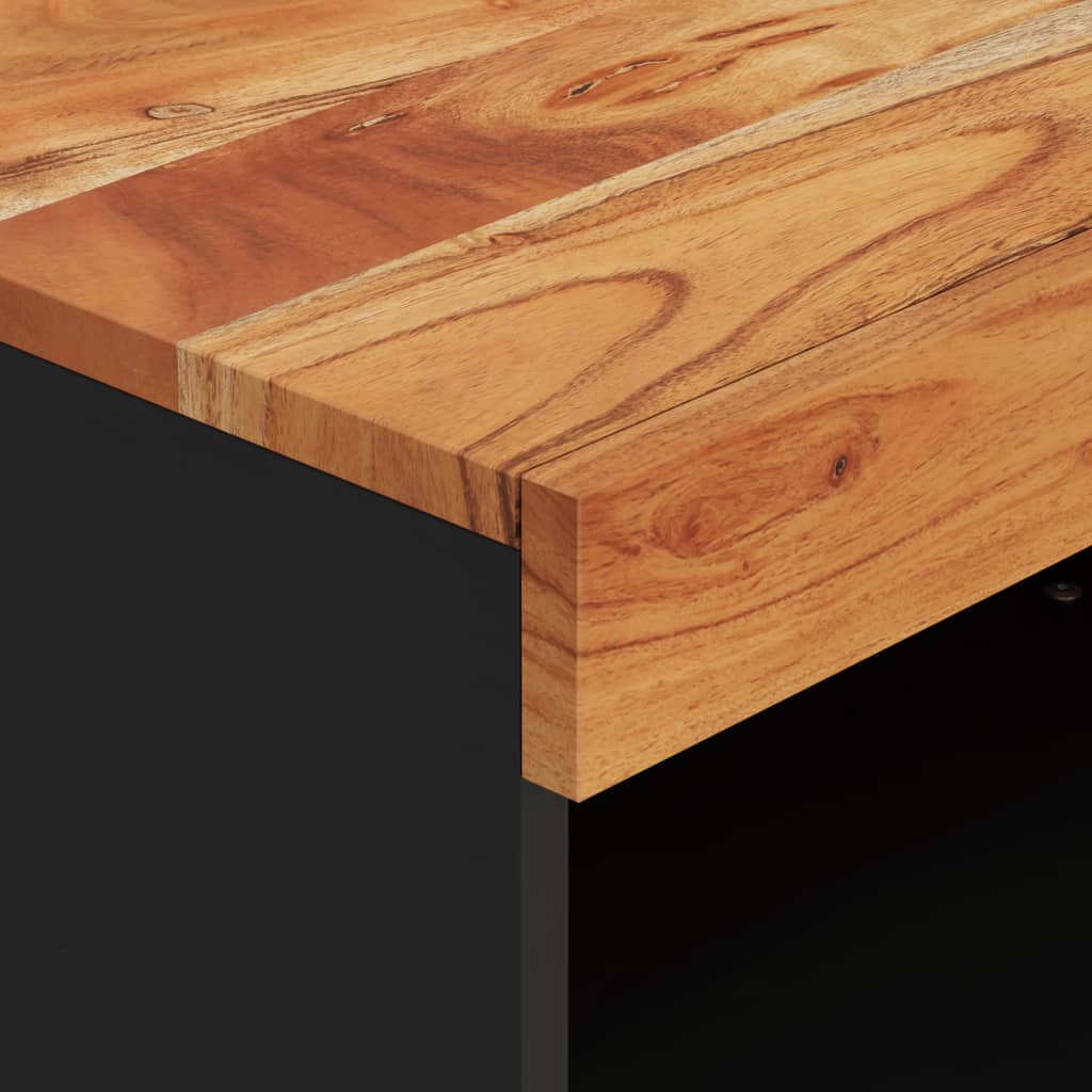 Meuble TV 60x33x43,5 cm bois d'acacia massif - XIOS