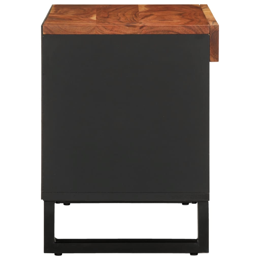 Meuble TV 85x33x43,5 cm bois d'acacia massif - XIOS