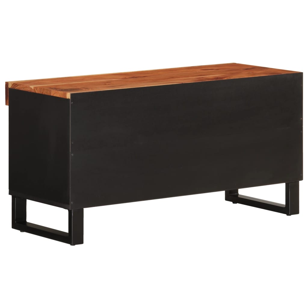 Meuble TV 85x33x43,5 cm bois d'acacia massif - XIOS