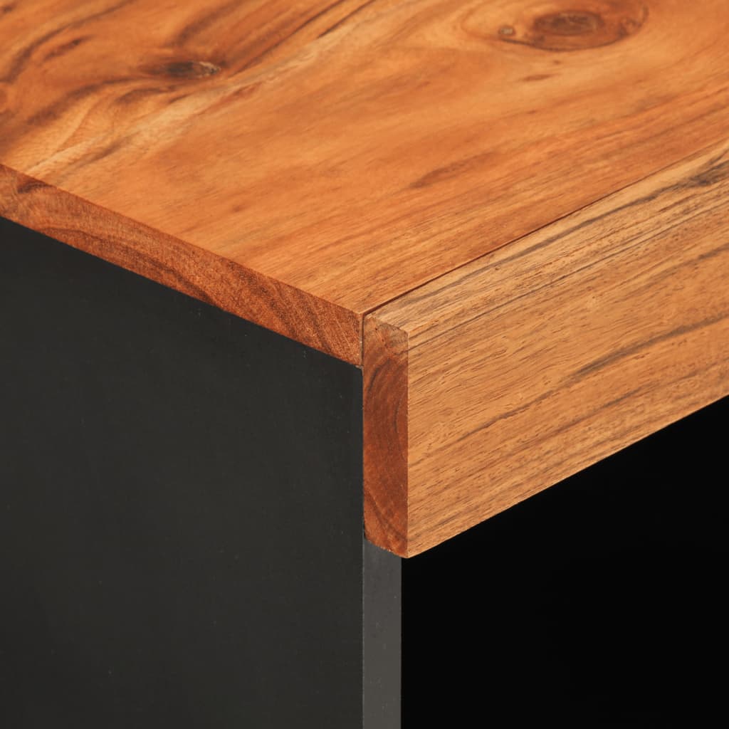 Meuble TV 85x33x43,5 cm bois d'acacia massif - XIOS