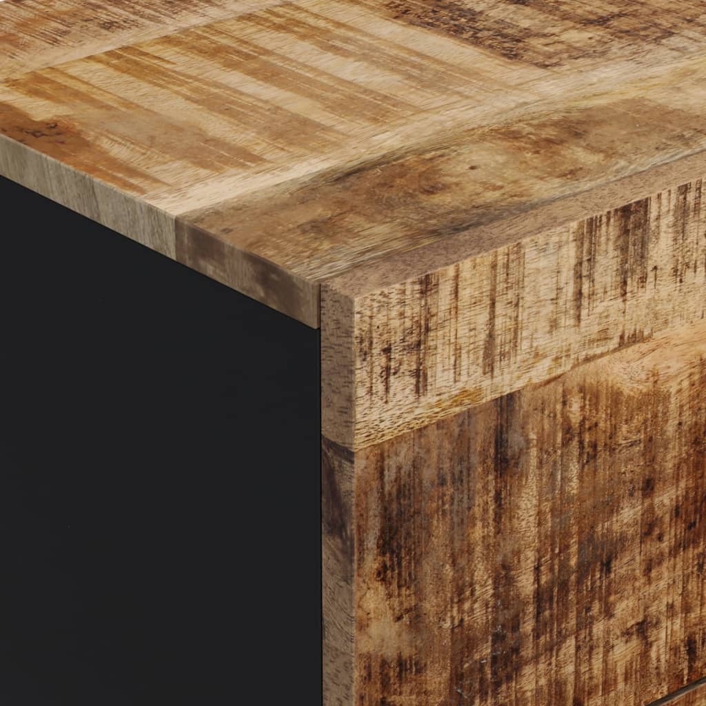 Buffet avec 3 tiroirs 40x33,5x75 cm bois massif de manguier - XIOS