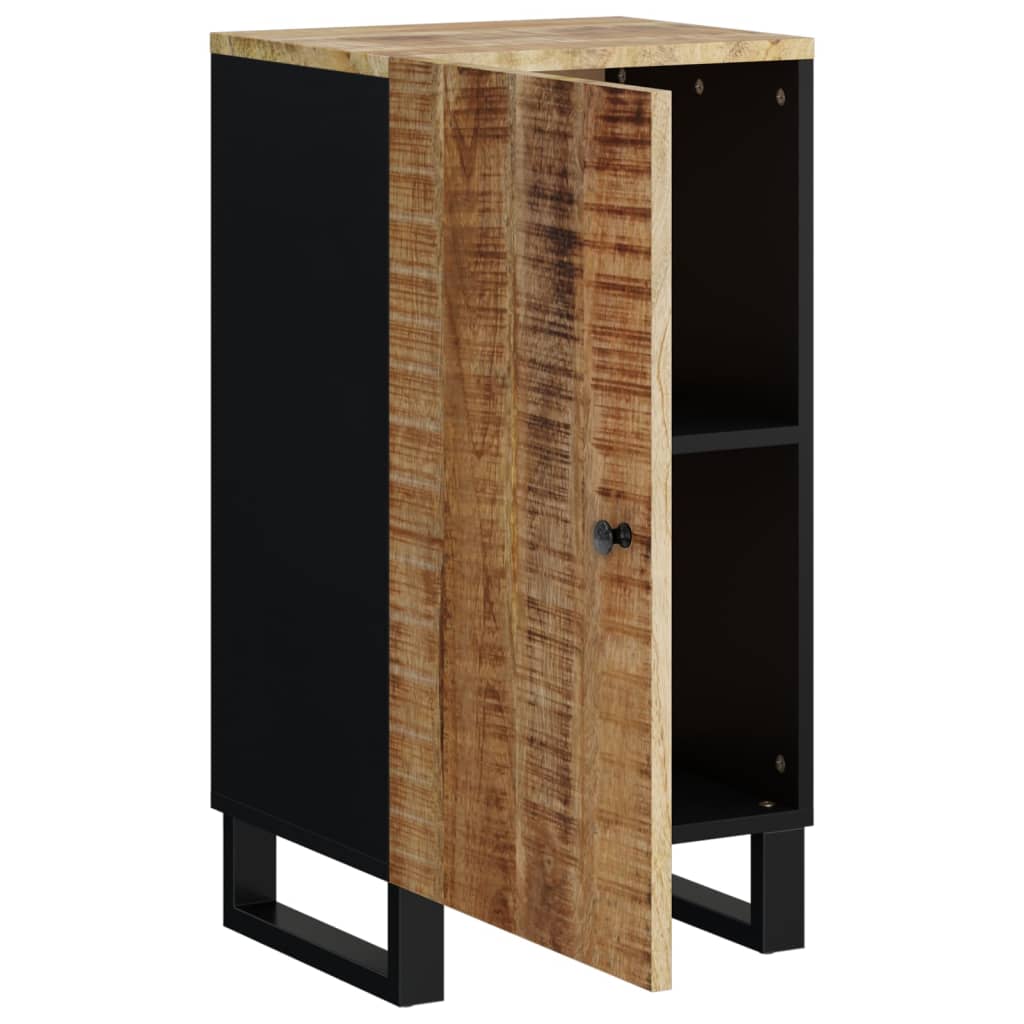 Buffet avec porte 40x31x75 cm bois massif de manguier - XIOS