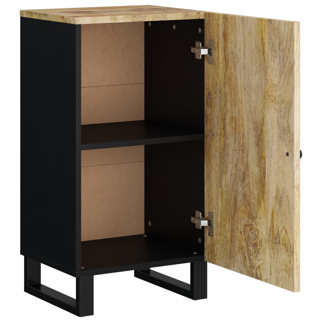 Buffet avec porte 40x31x75 cm bois massif de manguier - XIOS