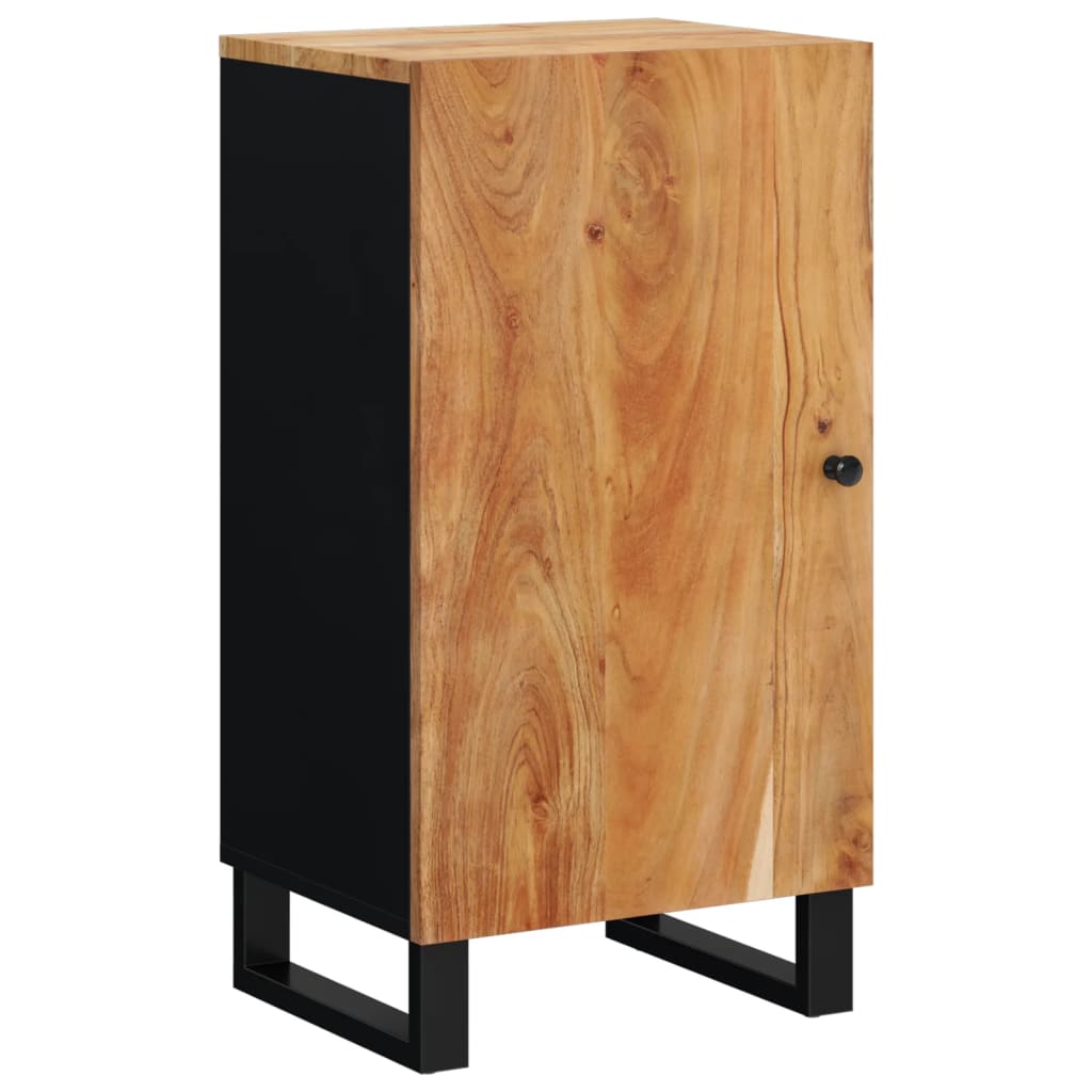 Buffet avec porte 40x31x75 cm bois massif d'acacia - XIOS