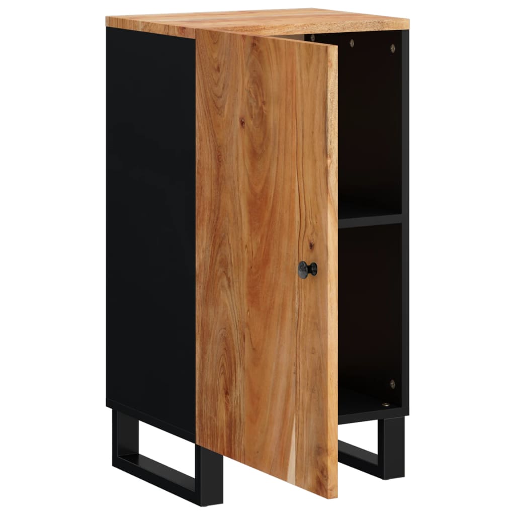 Buffet avec porte 40x31x75 cm bois massif d'acacia - XIOS