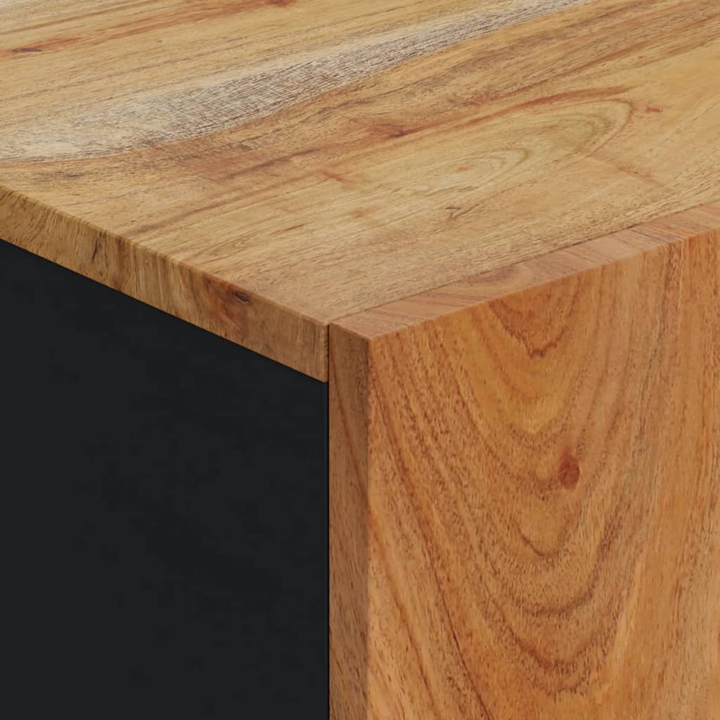 Buffet avec porte 40x31x75 cm bois massif d'acacia - XIOS