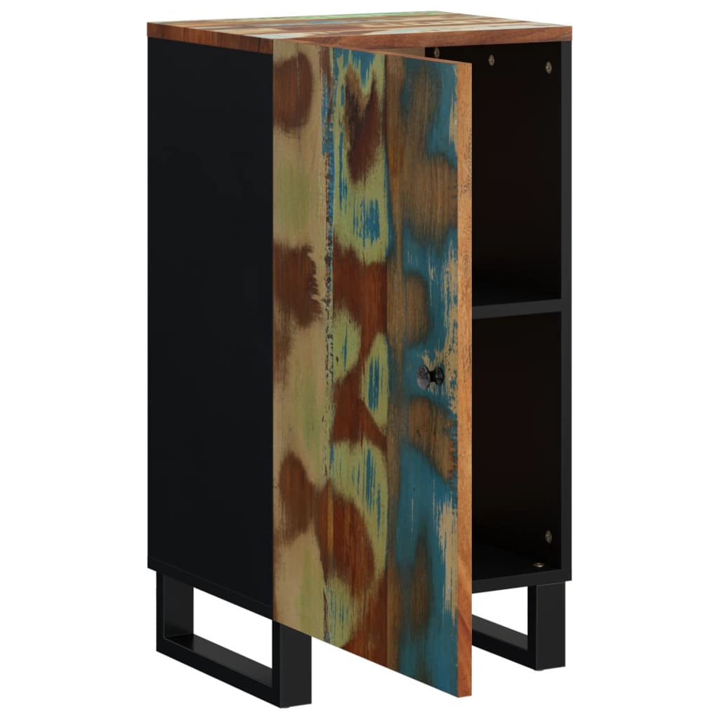 Buffet avec porte 40x31x75 cm bois massif de récupération - XIOS