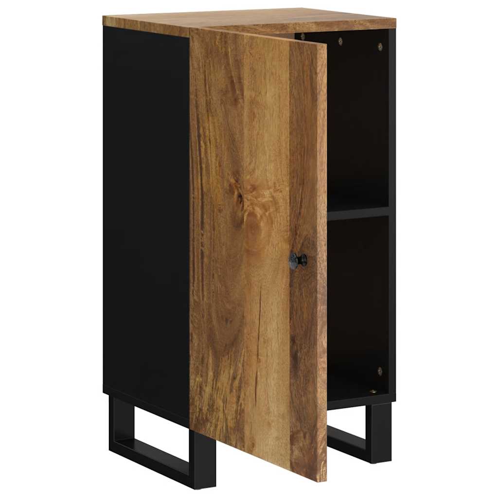 Buffet avec porte 40x31x75 cm bois massif de manguier