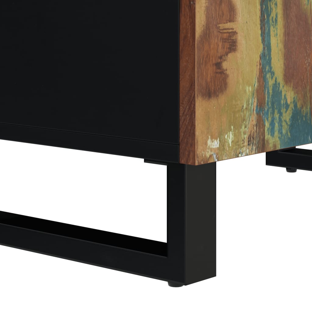 Buffet avec 2 portes 60x33x75 cm bois massif de récupération - XIOS