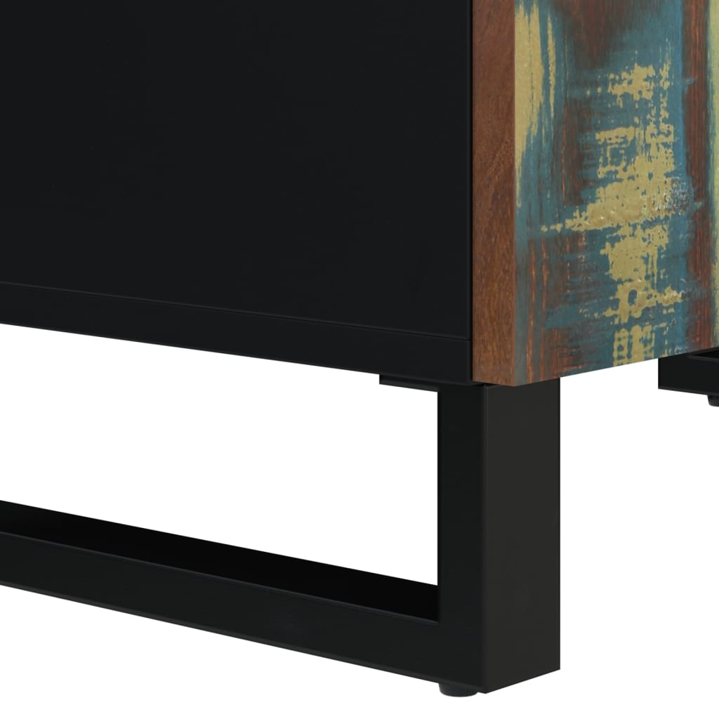 Buffet avec 4 portes 60x33x75 cm bois massif de récupération - XIOS