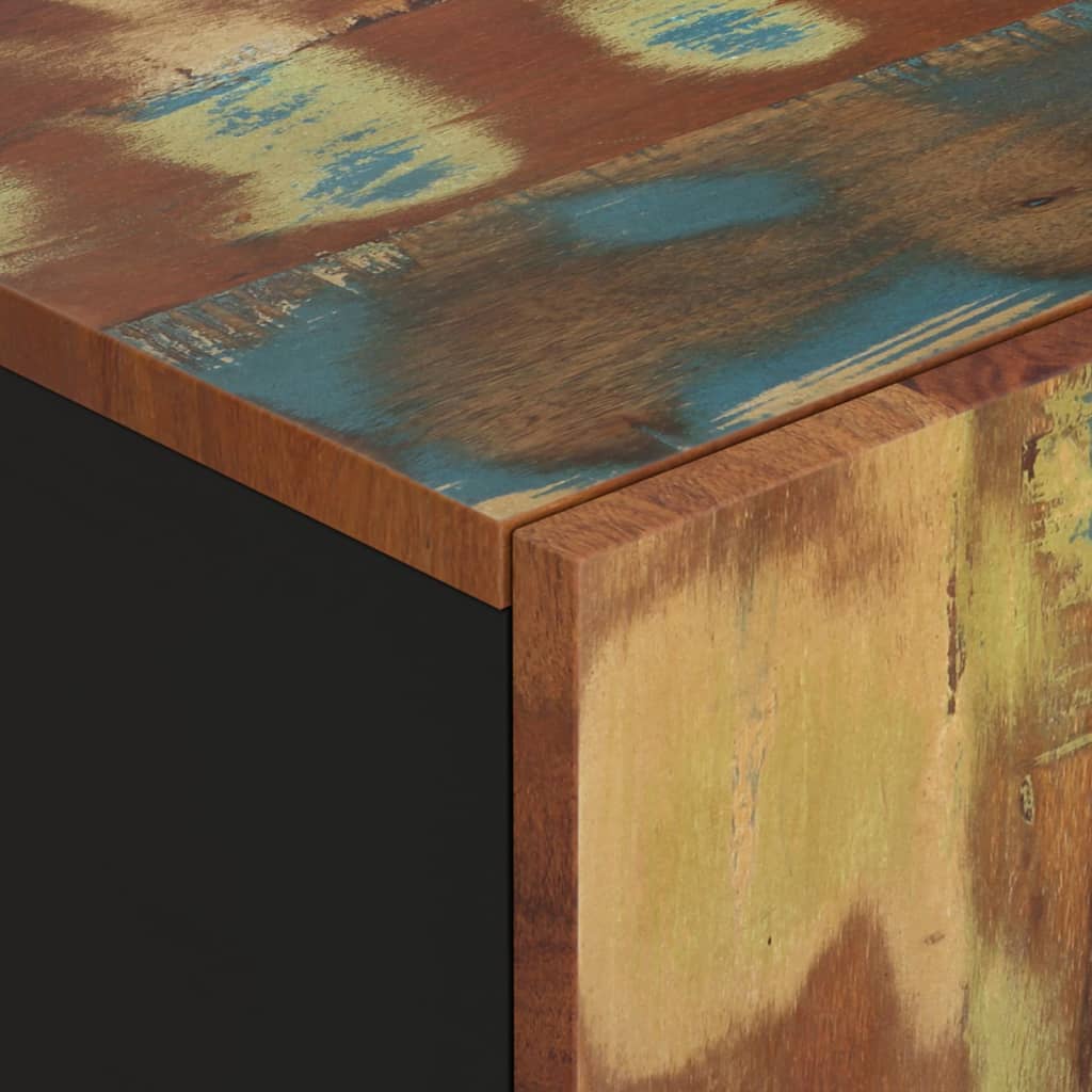 Buffet avec 2 portes 90x33x75 cm bois massif de récupération - XIOS