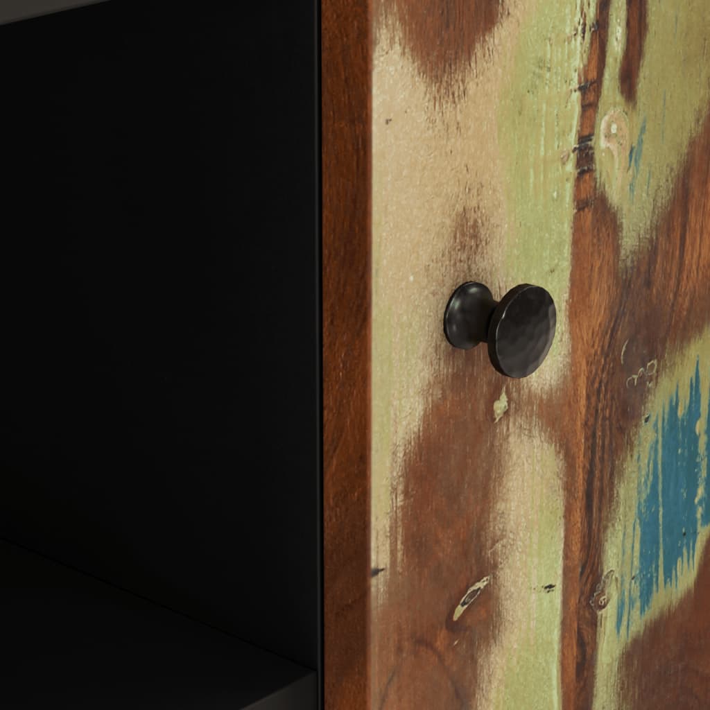 Buffet avec 2 portes 90x33x75 cm bois massif de récupération - XIOS