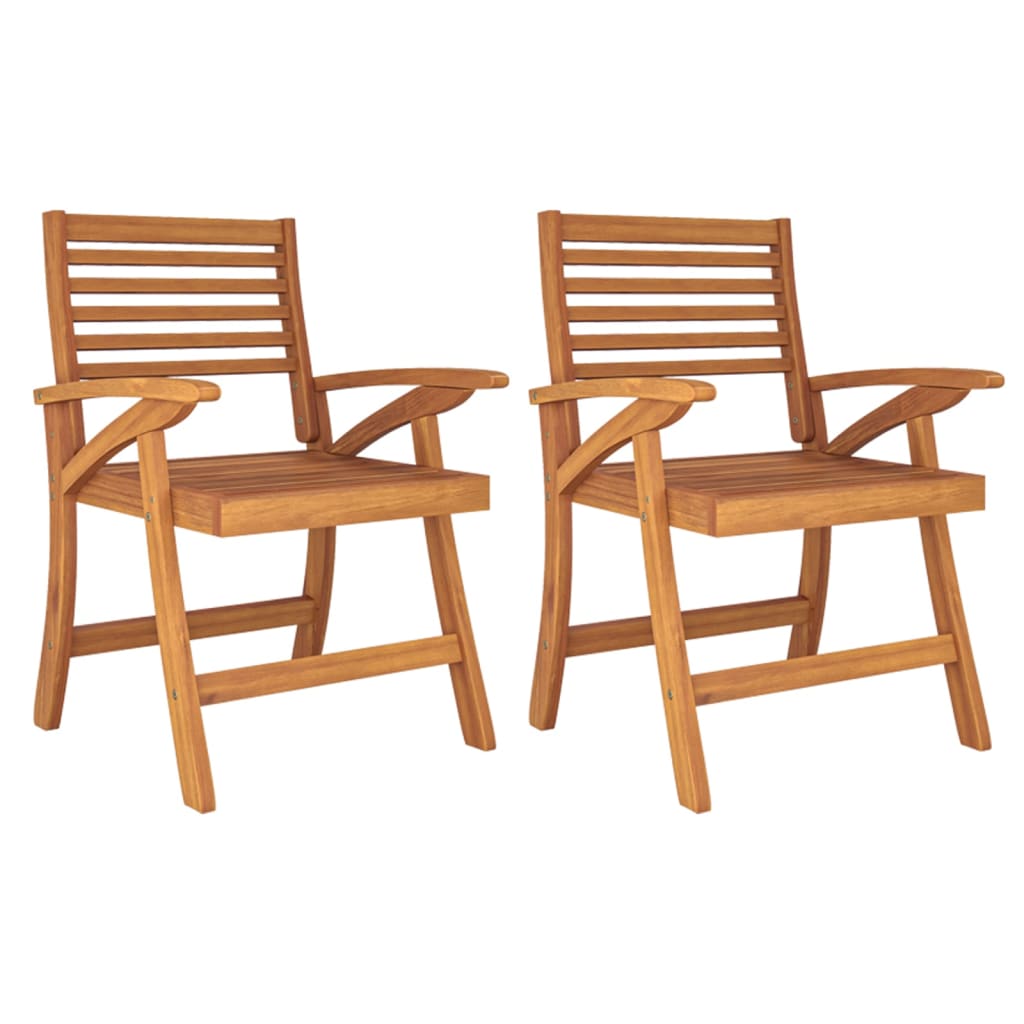 Ensemble à manger de jardin 3 pcs Bois d'acacia solide