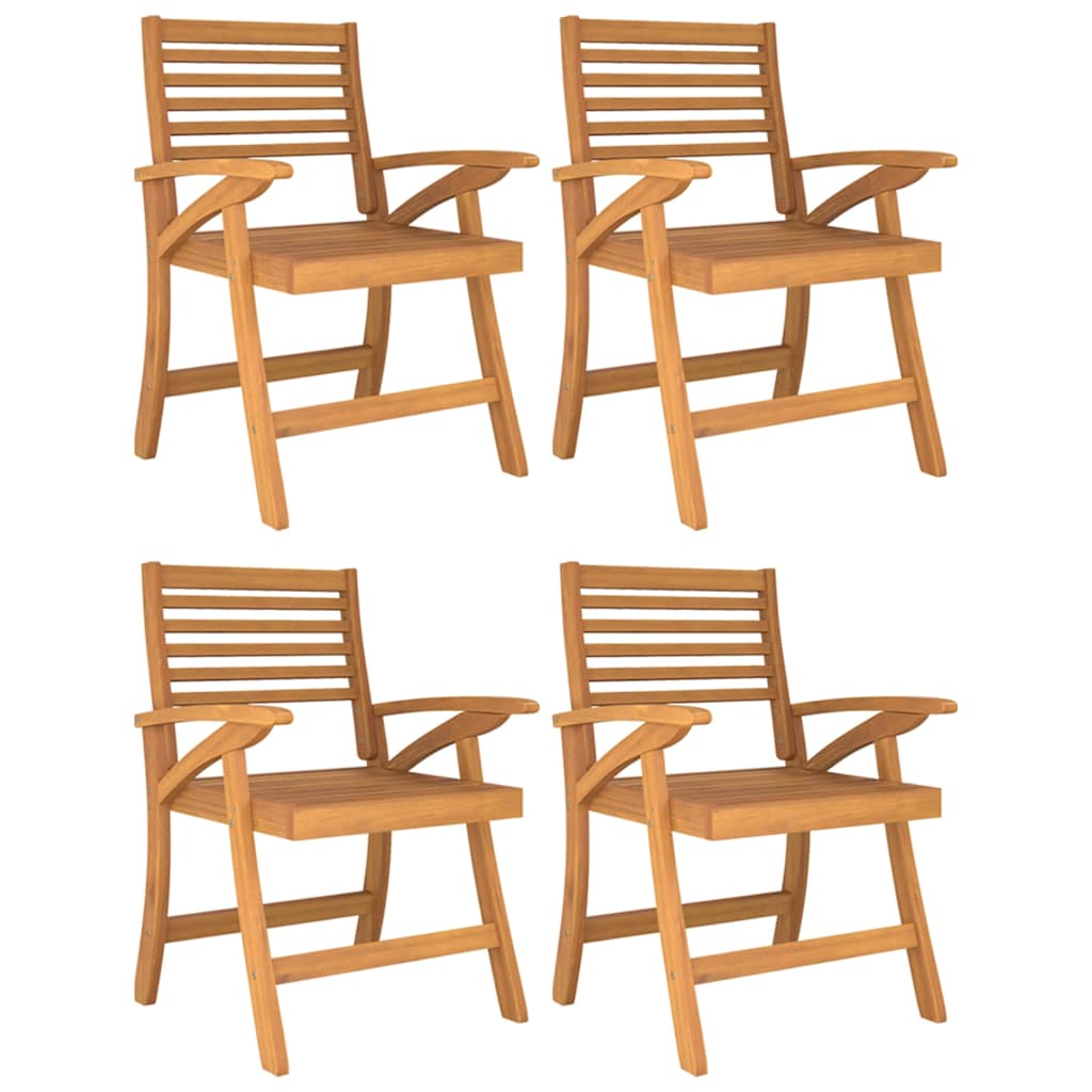 Ensemble à manger de jardin 5 pcs Bois d'acacia solide