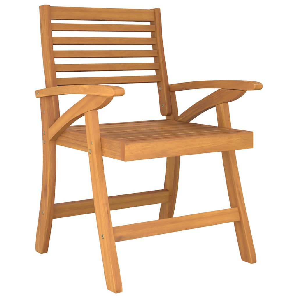 Ensemble à manger de jardin 5 pcs Bois d'acacia solide