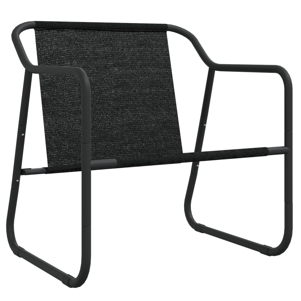 Salon de jardin avec coussins 3 pcs anthracite acier - XIOS