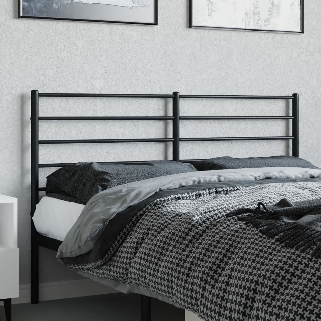 Tête de lit métal noir 140 cm - XIOS