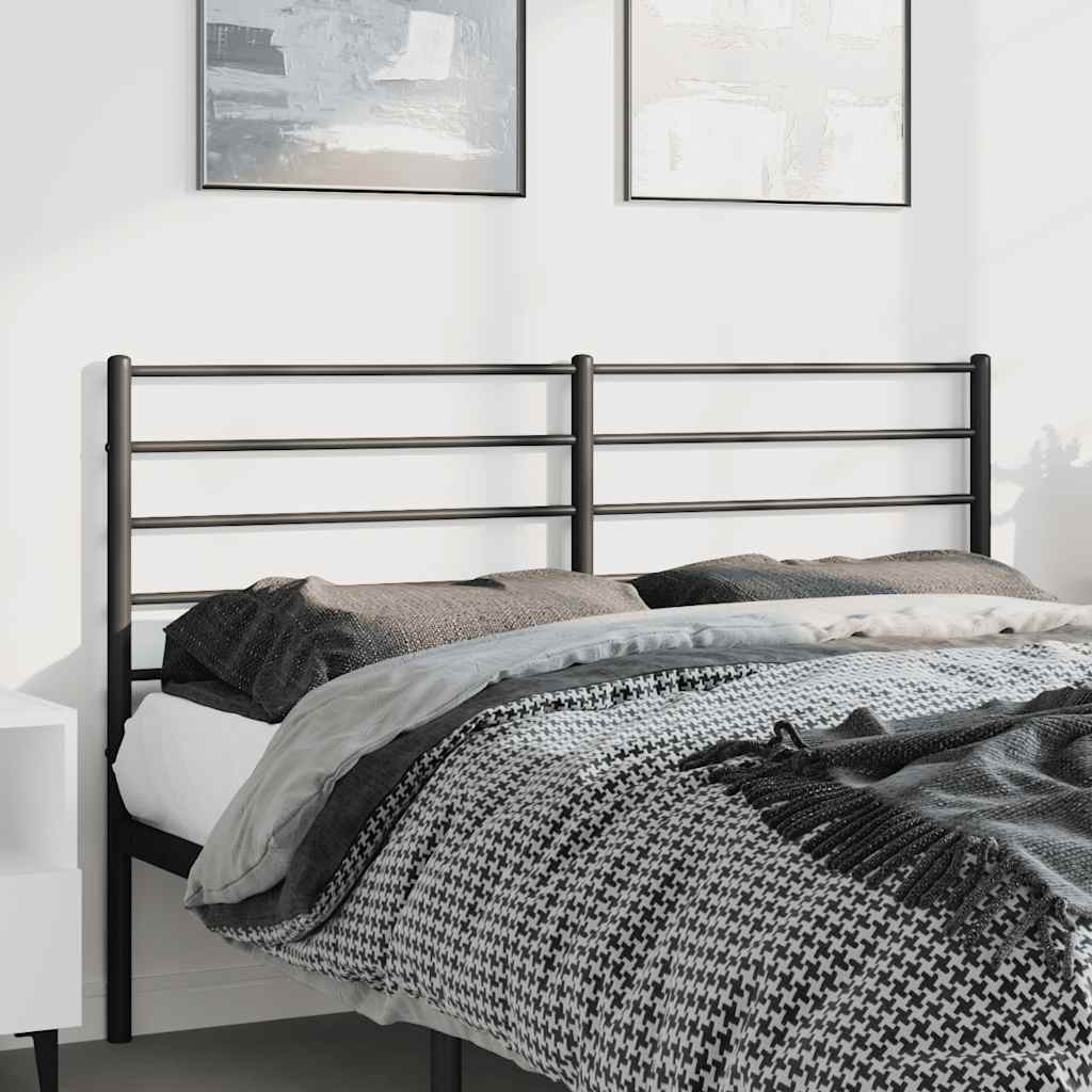 Tête de lit métal noir 150 cm - XIOS