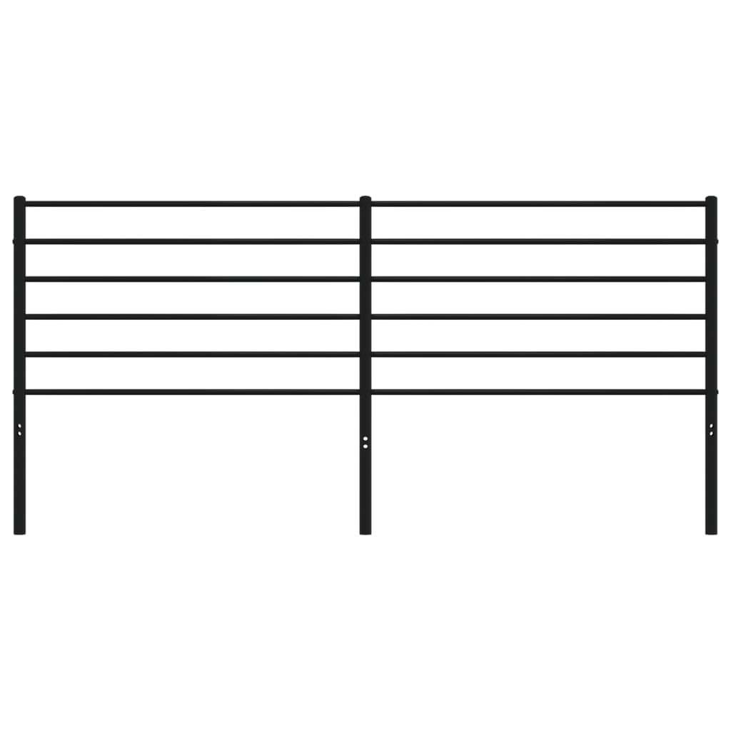 Tête de lit métal noir 200 cm - XIOS