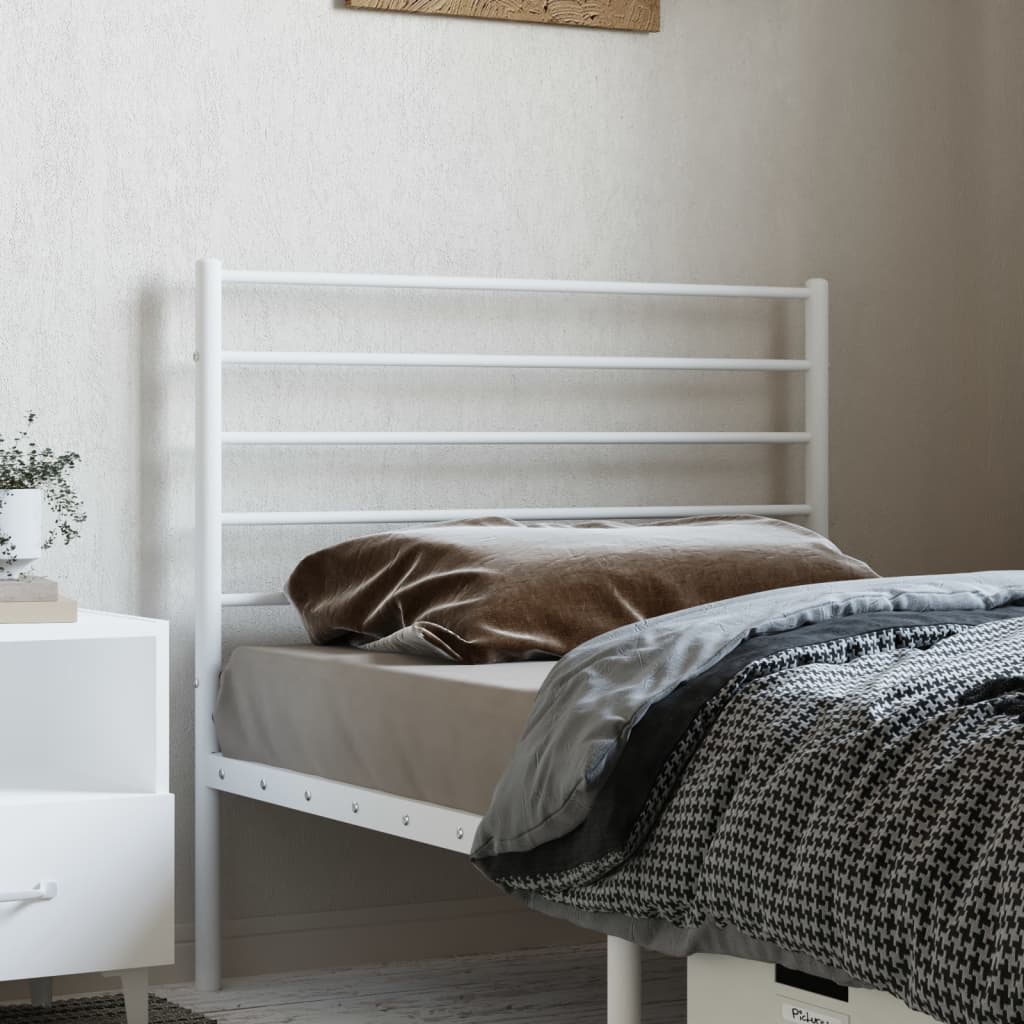 Tête de lit métal blanc 80 cm - XIOS