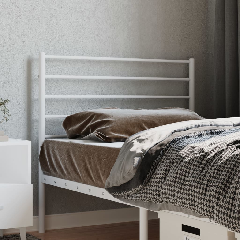 Tête de lit métal blanc 80 cm - XIOS