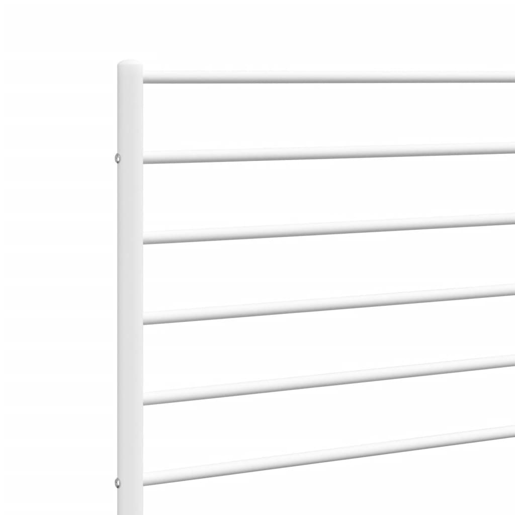 Tête de lit métal blanc 120 cm - XIOS