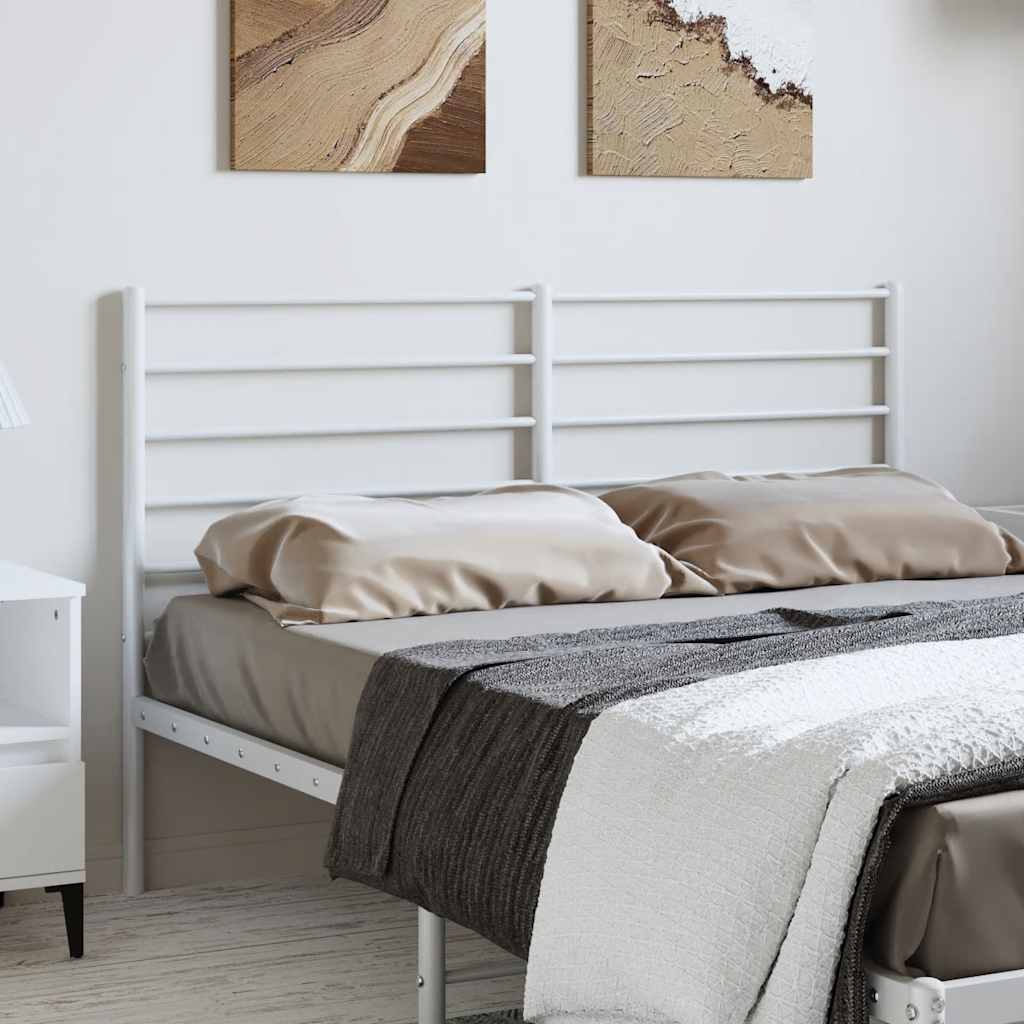 Tête de lit métal blanc 135 cm - XIOS