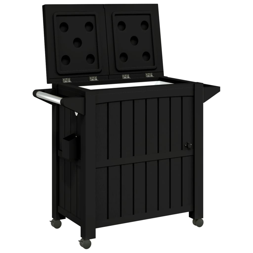 Chariot de service 3 en 1 noir polypropylène - XIOS