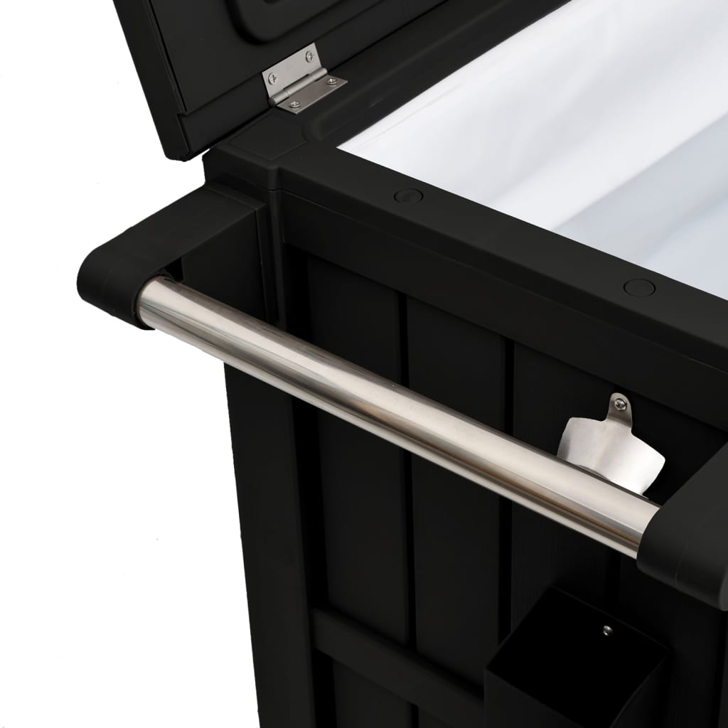 Chariot de service 3 en 1 noir polypropylène - XIOS