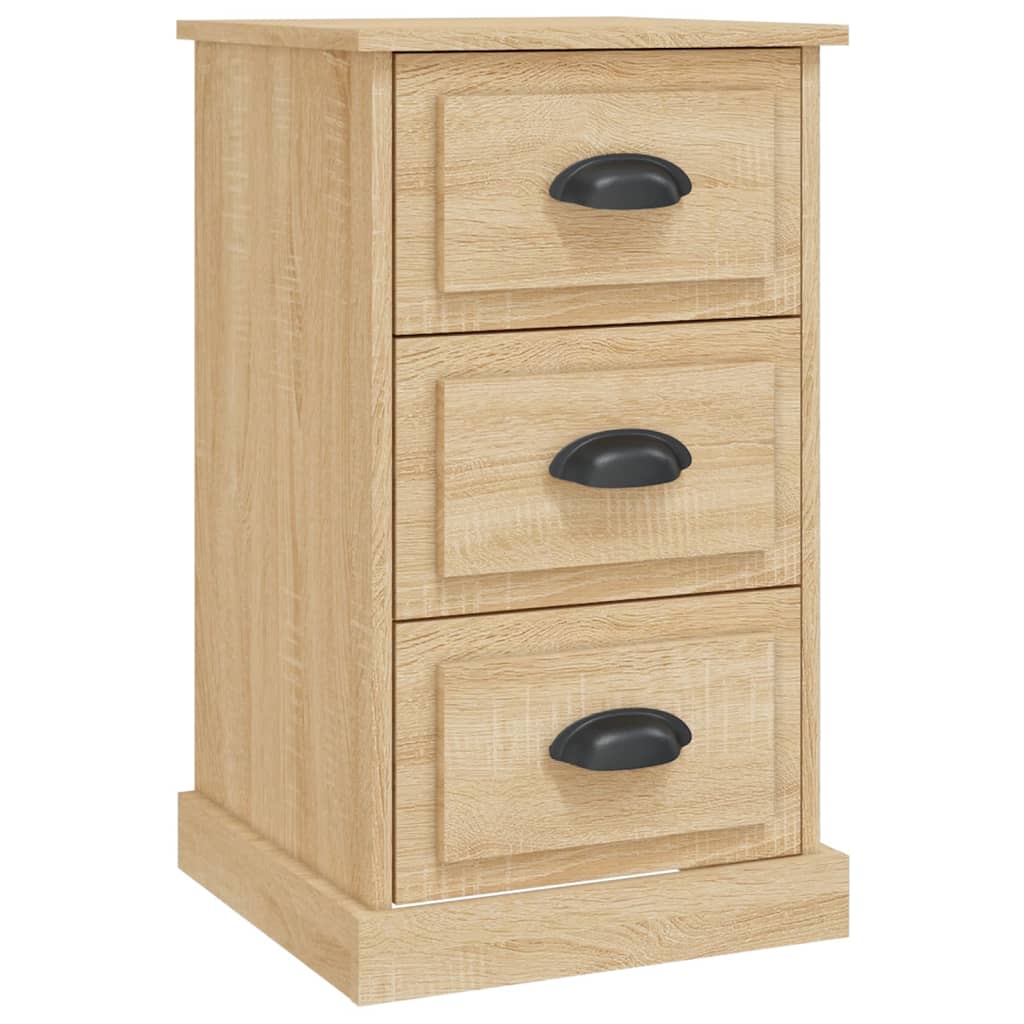 Table de chevet chêne sonoma 39x39x67 cm bois d'ingénierie - XIOS