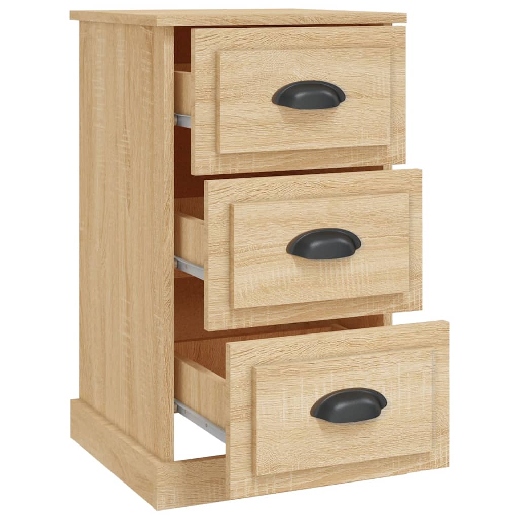 Table de chevet chêne sonoma 39x39x67 cm bois d'ingénierie - XIOS