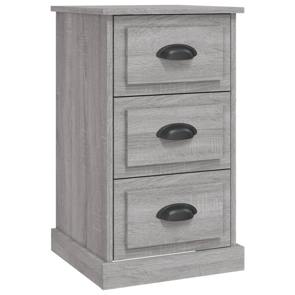 Table de chevet sonoma gris 39x39x67 cm bois d'ingénierie - XIOS
