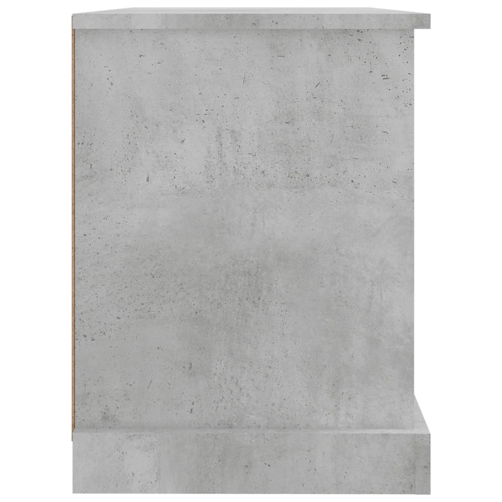 Meuble TV gris béton 73x35,5x47,5 cm bois d'ingénierie - XIOS